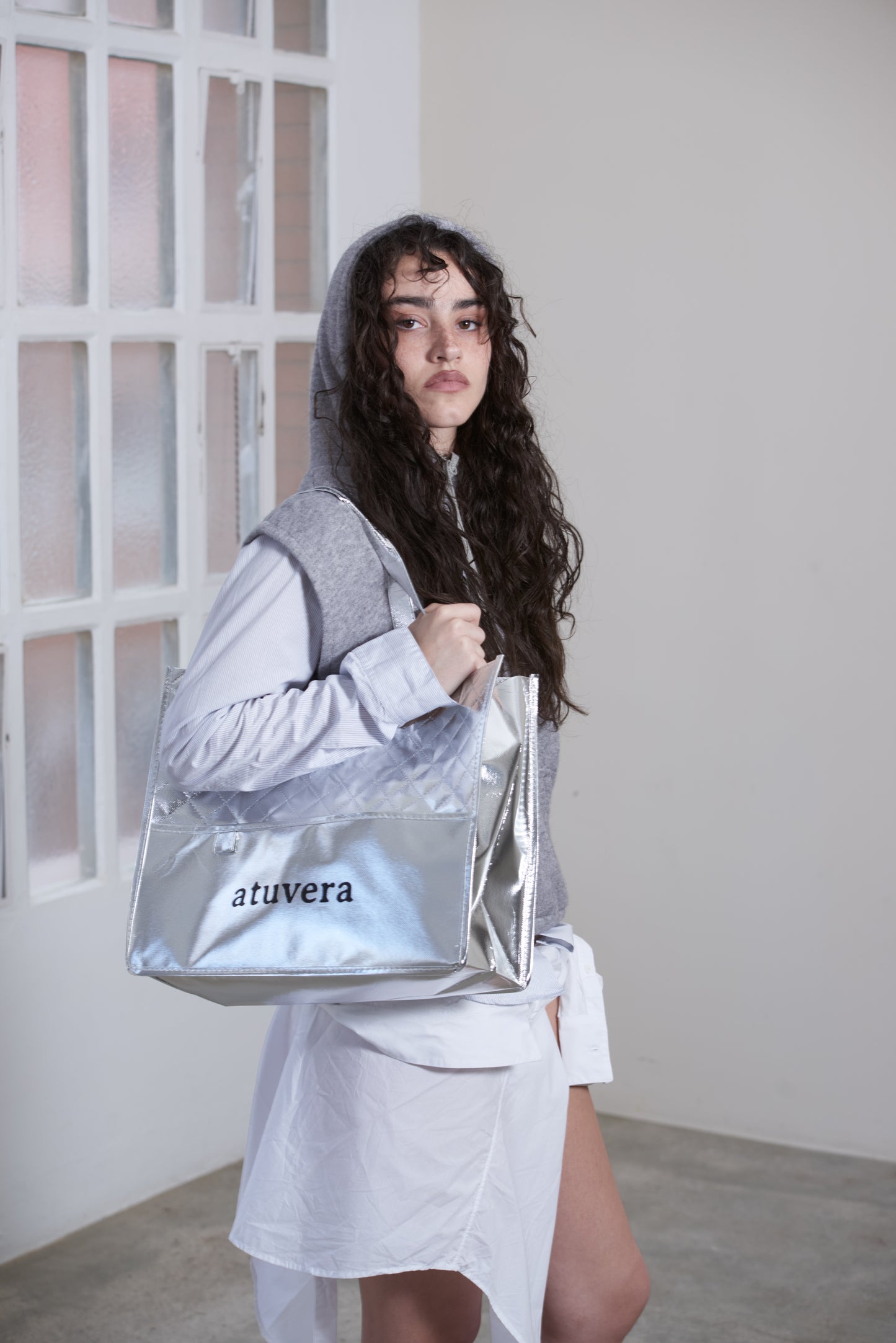 Atuvera Shopping bag - Silver