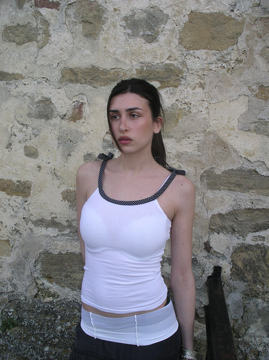 El Pueblo, Polka Dot top Black